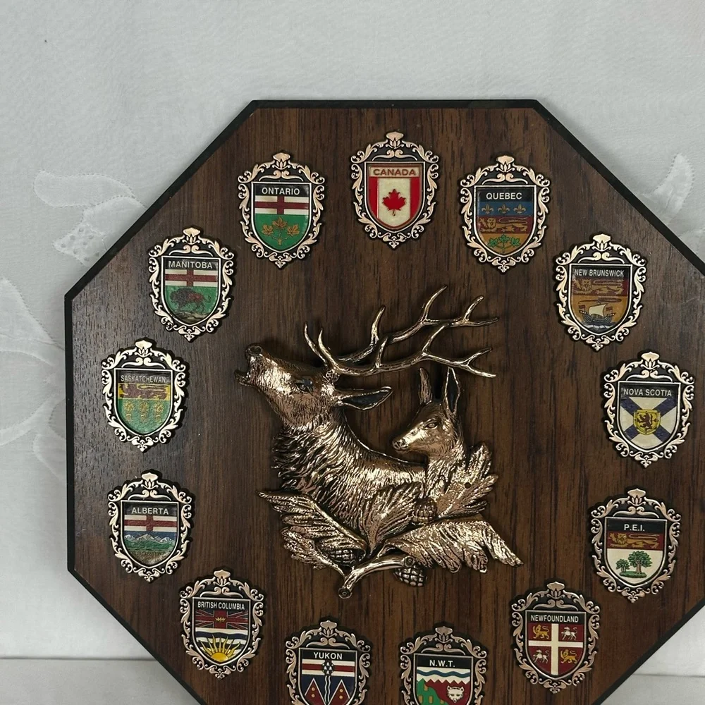 Canadá Wall Plaque, Provincial and Territorial Coats of arms Of Canada
